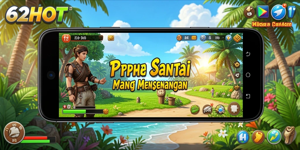 Tangkapan layar gameplay 62HOT yang menarik dan menghibur.