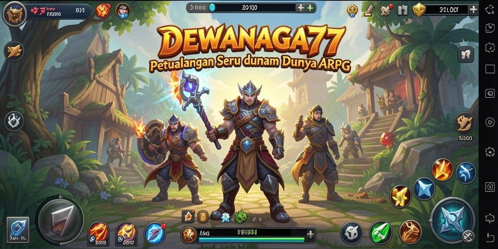 Tampilan menarik dari gameplay ARPG dalam DEWANAGA77 dengan grafis yang memukau.