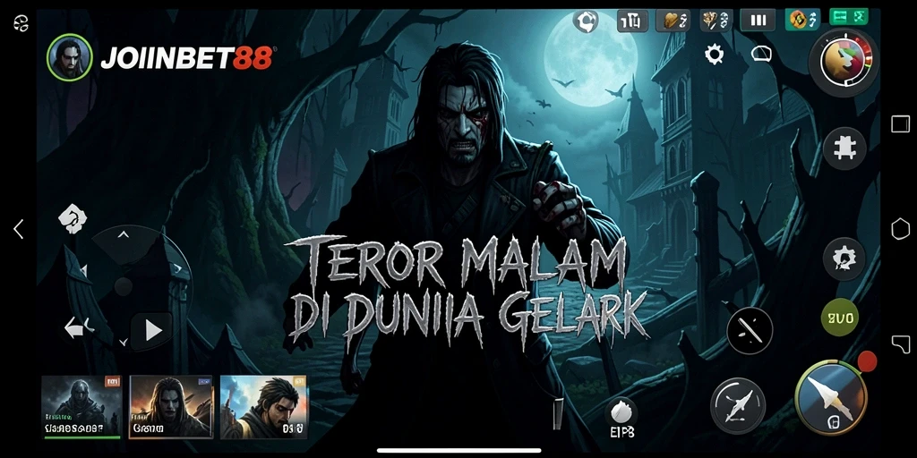 Tangkapan layar dari gameplay menegangkan JOINBET88 dengan elemen Horror.