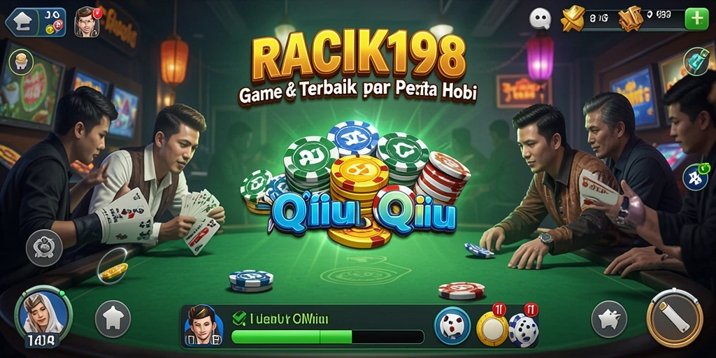 Screenshot gameplay QiuQiu yang penuh aksi dan strategi.