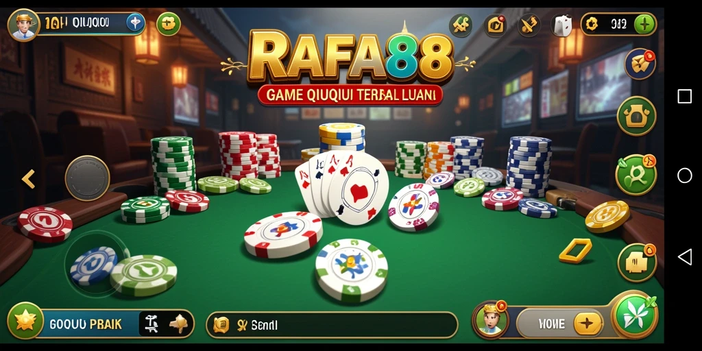 Tampilan gameplay seru dalam RAFA88 QiuQiu.